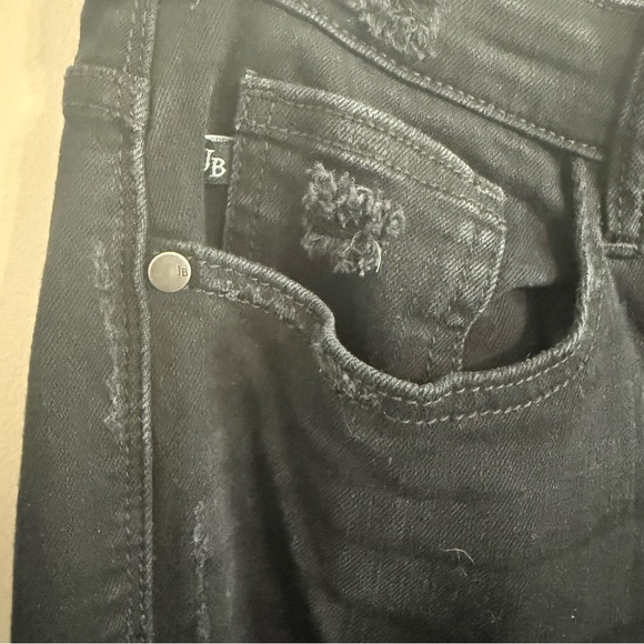 Judy Blue Black Distressed Boyfriend Fit Jeans Women's 15/32 - Picture 8 of 11